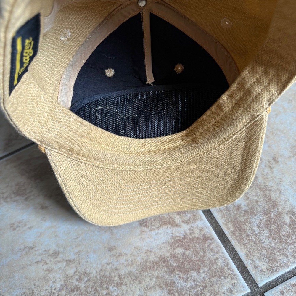 Seger Company Yer Damn Right Adjustable Baseball Hat Snapback One Size Tan - Picture 7 of 9